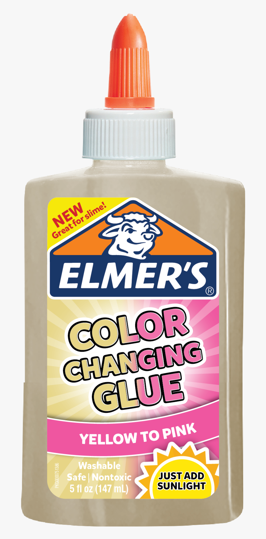 Color Changing Yellow 5oz - Elmer's Glue, HD Png Download, Free Download