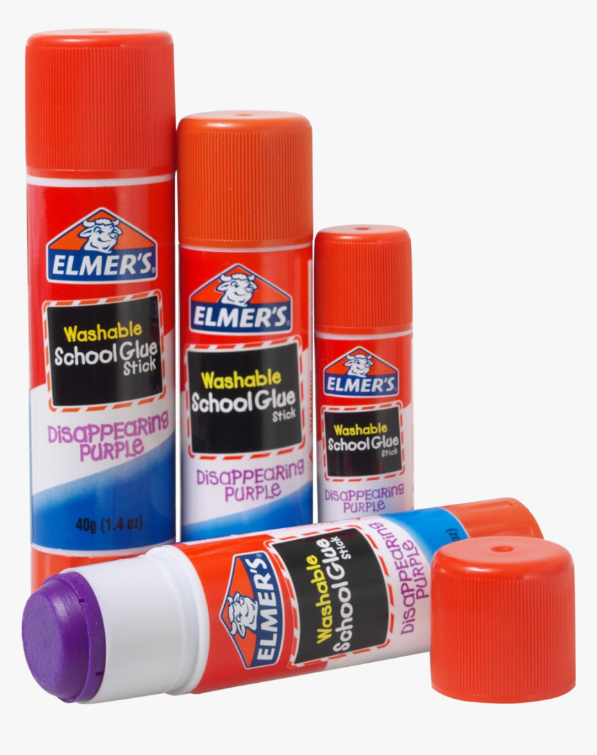 Glue Stick Sticks Clipart Transparent Png - Elmer's Glue Stick Sizes,....