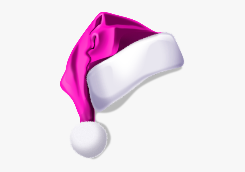 Pink Santa Hat Png, Transparent Png, Free Download