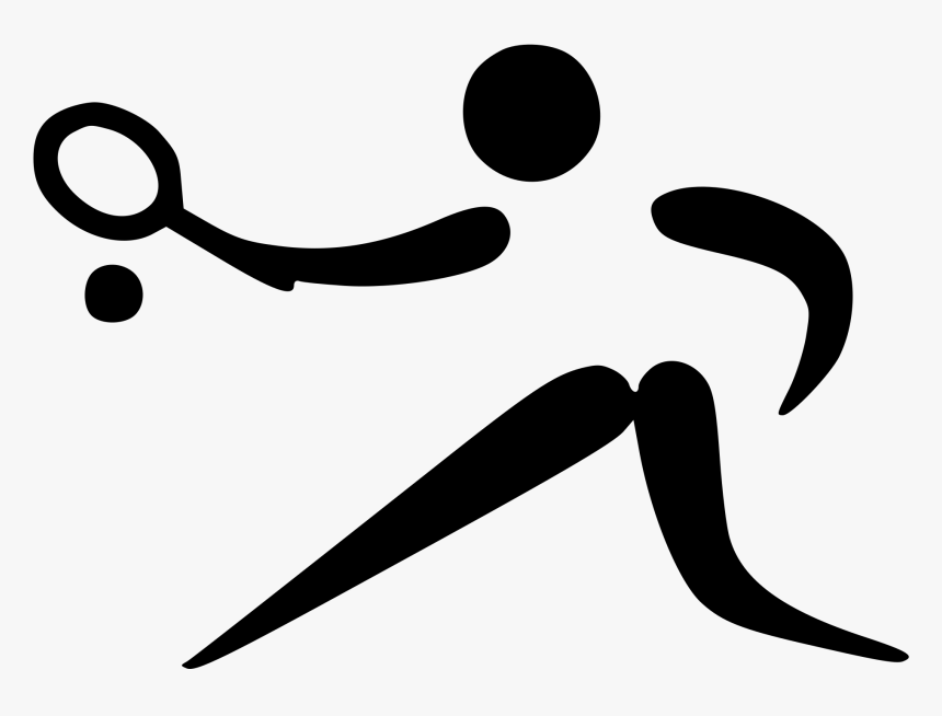 Olympics Clipart Olympic Event - Tennis Pictogram, HD Png Download, Free Download