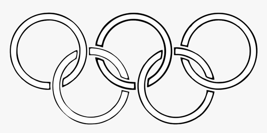 The Olympics Logo Png Free Background - Winter Olympics Activity Sheets, Transparent Png, Free Download