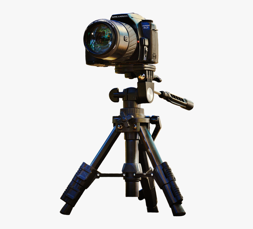 Camera Et Tripod Png, Transparent Png, Free Download