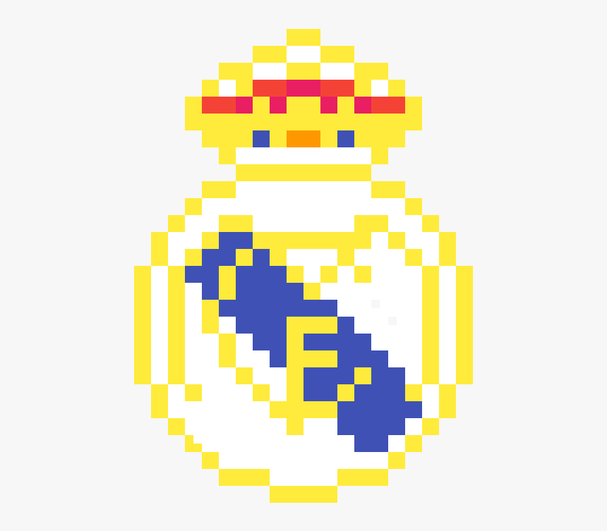 Colors Download Settings - Real Madrid Logo Pixel Art, HD Png Download, Free Download