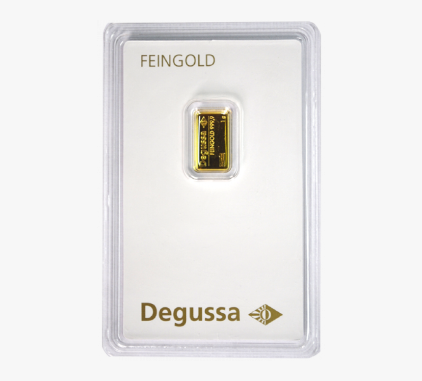 1g Gold Bar Degussa 15617 - Degussa, HD Png Download, Free Download