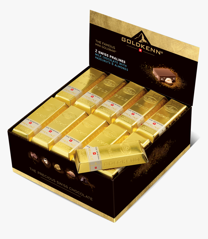 Mini Goldbar Counter Display - Chocolate, HD Png Download, Free Download