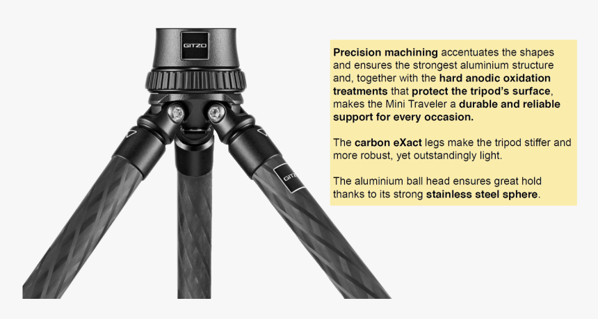 Gitzo Mini Traveler Tripod Kit, HD Png Download, Free Download