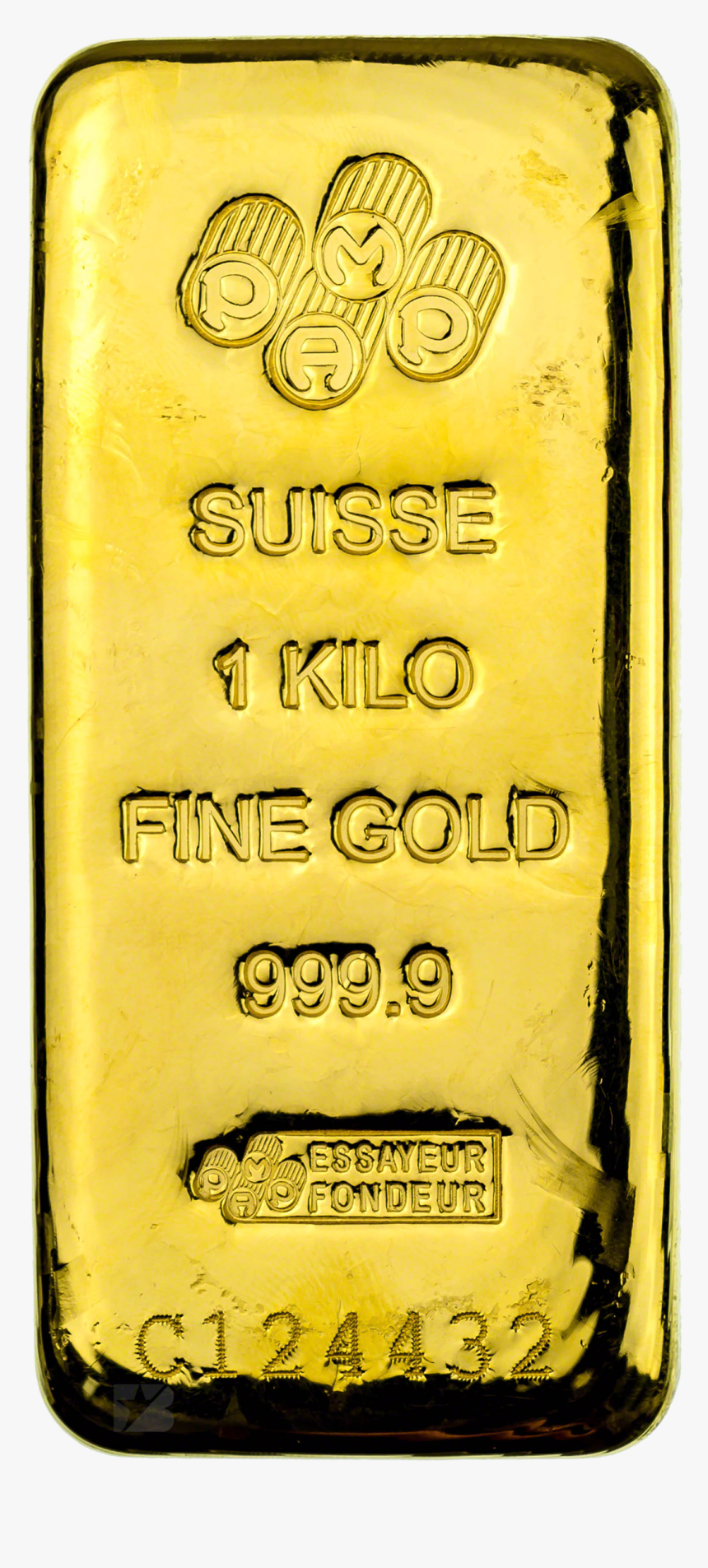 1 Kg Pure Gold Bar, HD Png Download, Free Download