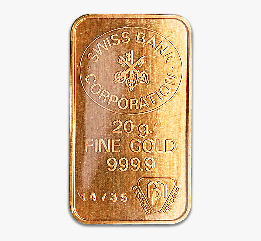 Swiss Bank Corporation Gold Bar - Leather, HD Png Download, Free Download