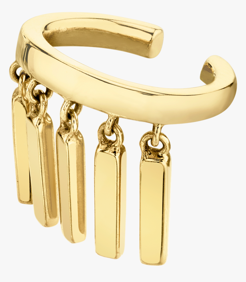 Gold Bar Slim Cuff - Body Jewelry, HD Png Download, Free Download