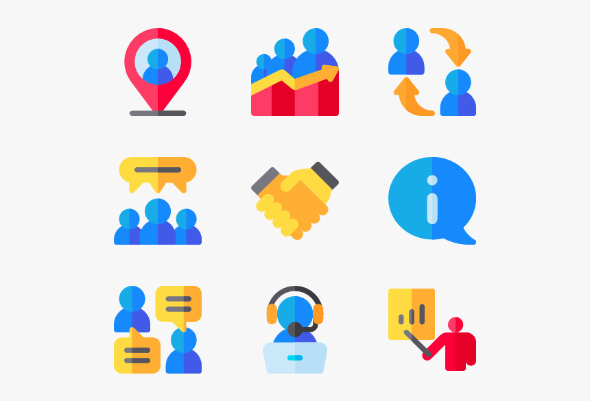 Group Vector Community - Discussion Icons, HD Png Download, Free Download