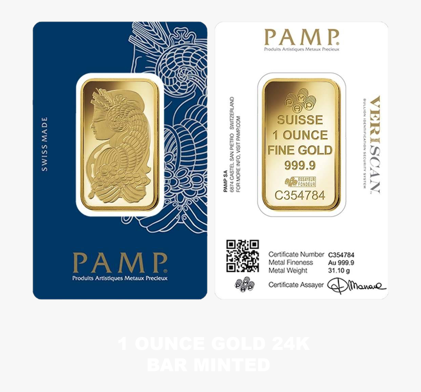 Swiss Gold Bar 1 Oz, HD Png Download, Free Download