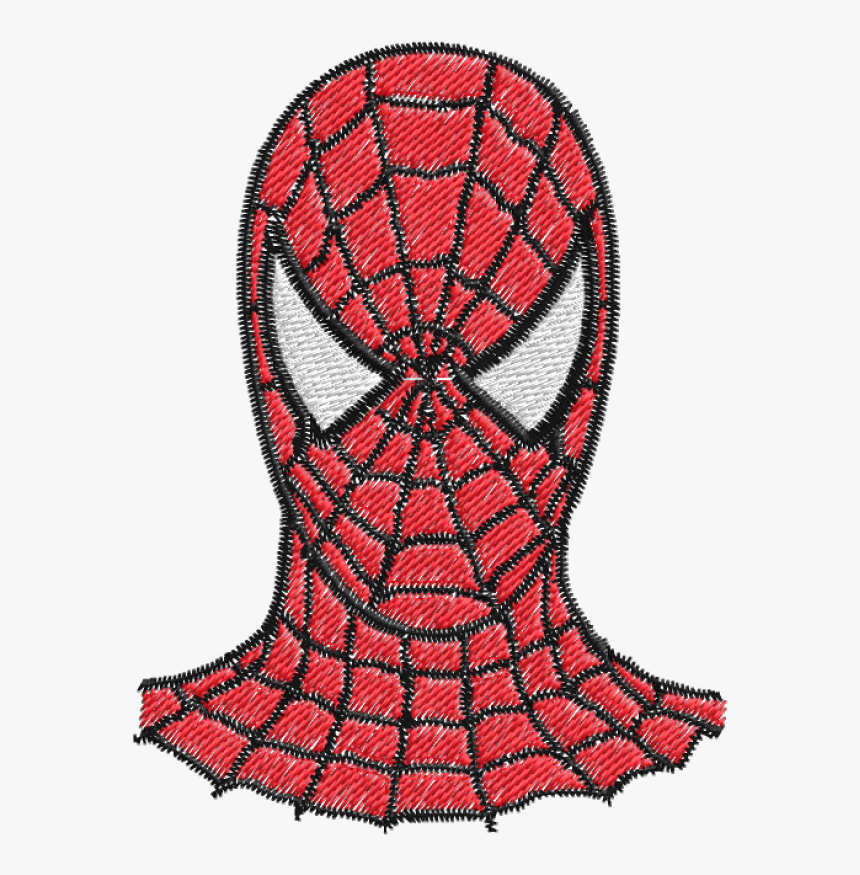 How To Draw Spider-man Drawing Image - Spider Man Drawing Face, HD Png Download, Free Download