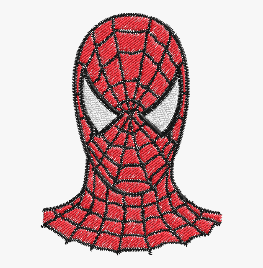 How To Draw Spider-man Drawing Image - Spider Man Drawing Face, HD Png  Download - kindpng