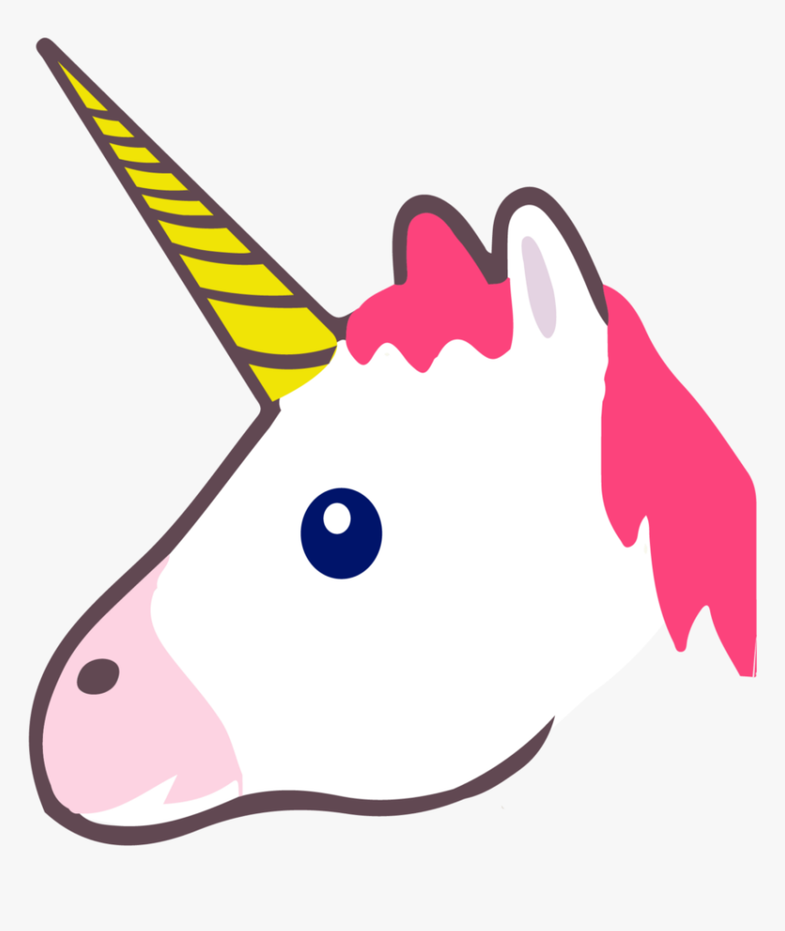 Easy To Draw Unicorn Emoji , Png Download - De Emoji De Animais, Transparent Png, Free Download