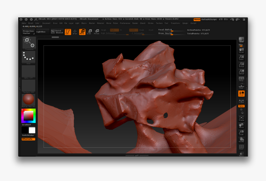 Screen Shot 2014 03 11 At - Crumpled Paper Zbrush, HD Png Download, Free Download