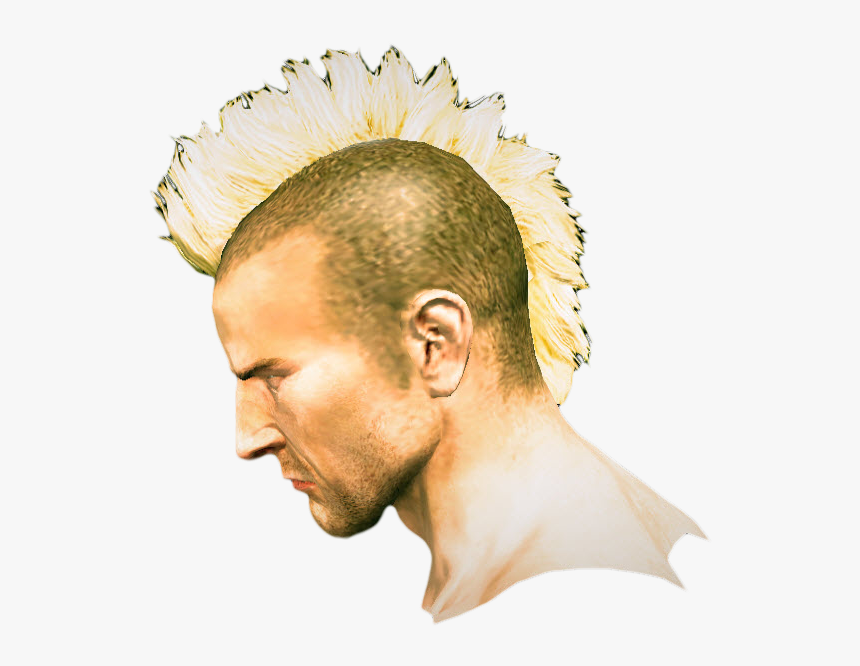 Dead Rising Attack Icon - Png Mohawk Hair, Transparent Png, Free Download