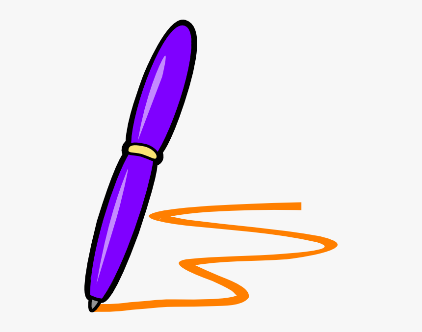 Writer Clipart Crumpled Paper - Clip Art Pen, HD Png Download, Free Download