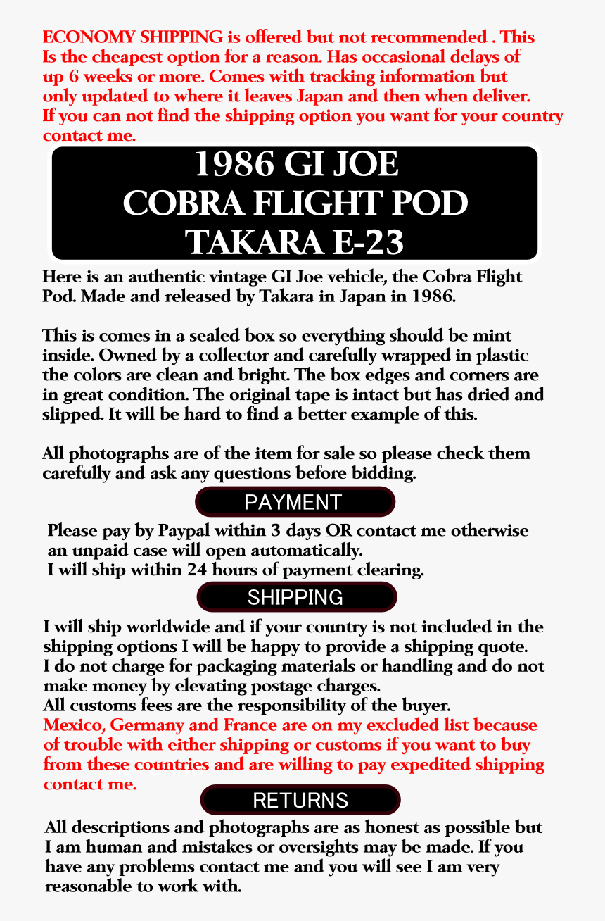 Cobra Flight Pod - Colorfulness, HD Png Download, Free Download