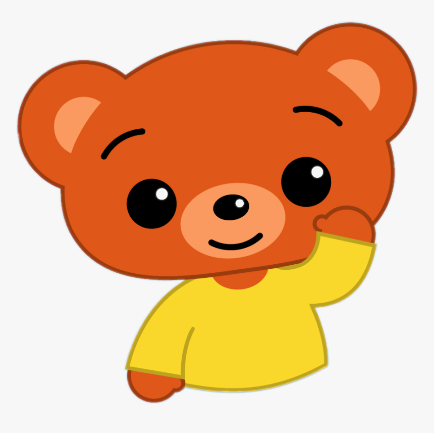 Bam The Bear Waving - Bam Plim Plim Png, Transparent Png, Free Download