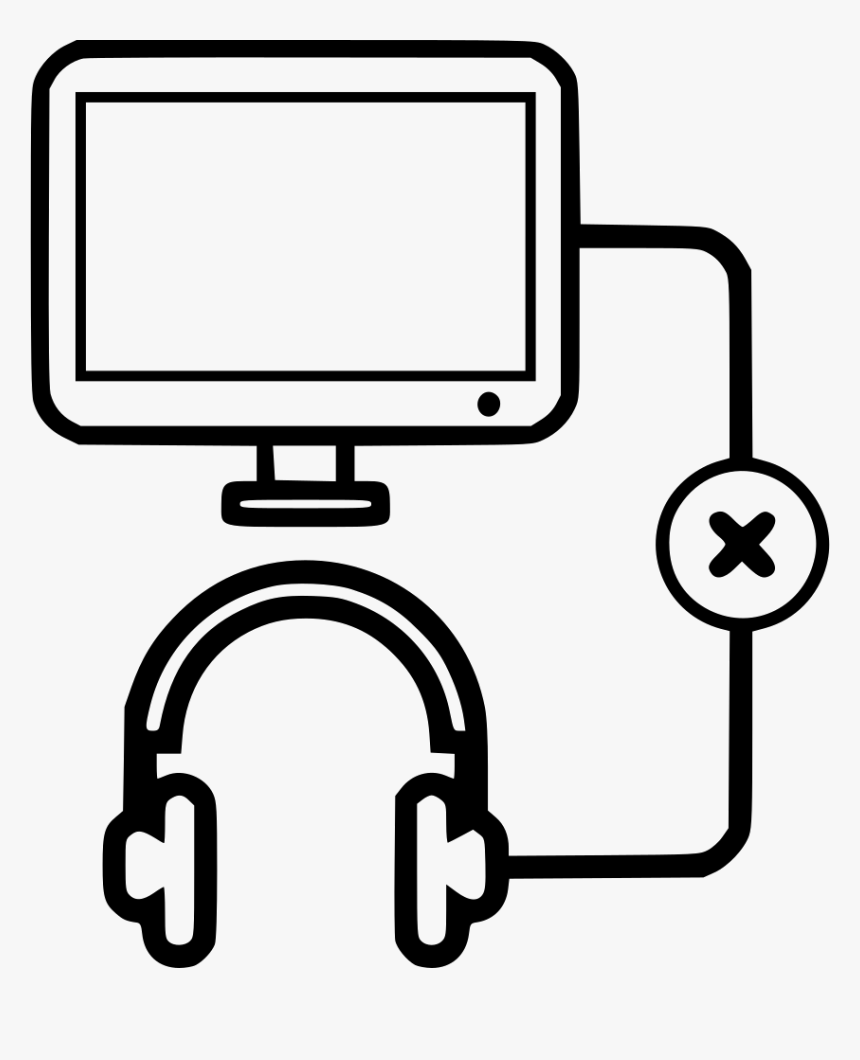 Screen Computer Desktop Monitor Unrecognized Headphones - Email Signature Icon Png, Transparent Png, Free Download
