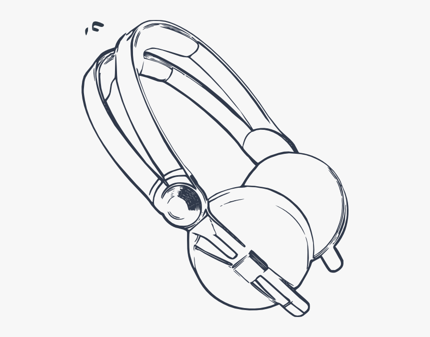 Dj Headphone Png - Headphone Art Clip, Transparent Png, Free Download