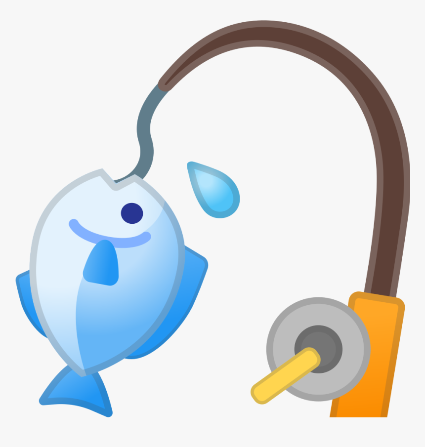 Fishing Pole Icon - Caught Fish Emoji, HD Png Download, Free Download
