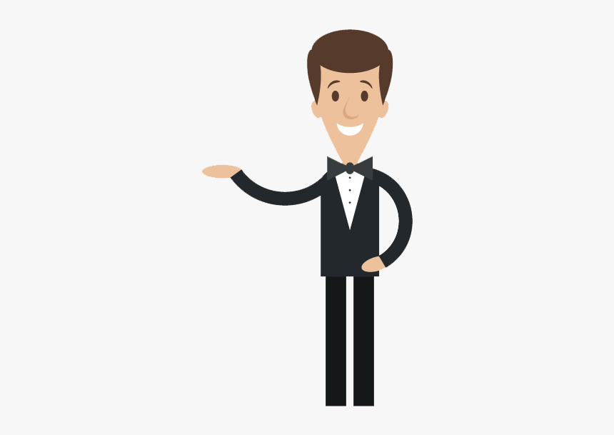 Waiter Png Image Background - Waiter Clipart, Transparent Png, Free Download