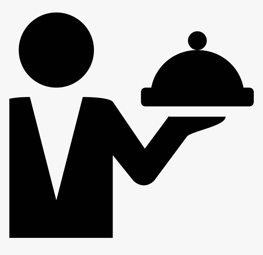 Icon Free Download Png And Vector This - Waiter Icon Png, Transparent Png, Free Download
