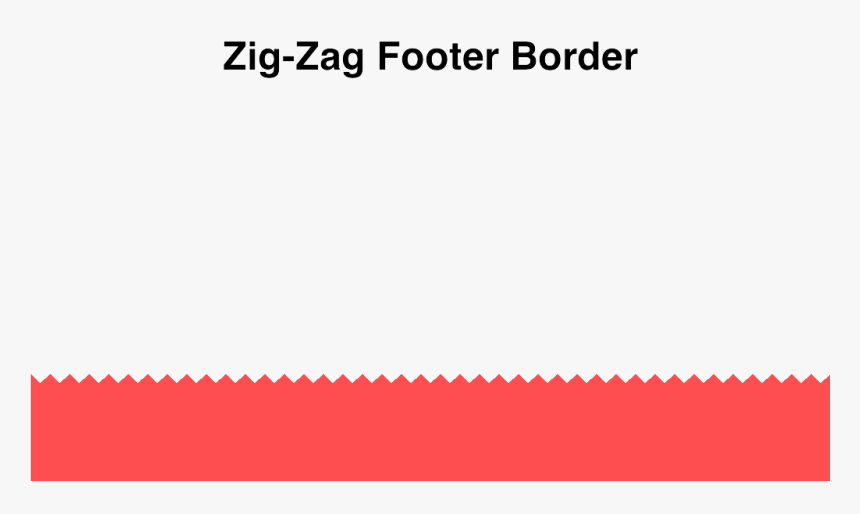 Zigzag Border Png - Carmine, Transparent Png, Free Download