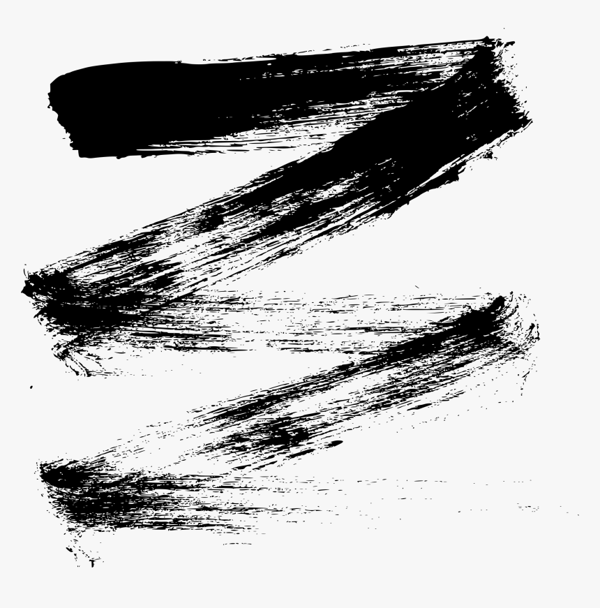 Brush Stroke Zig Zag, HD Png Download, Free Download