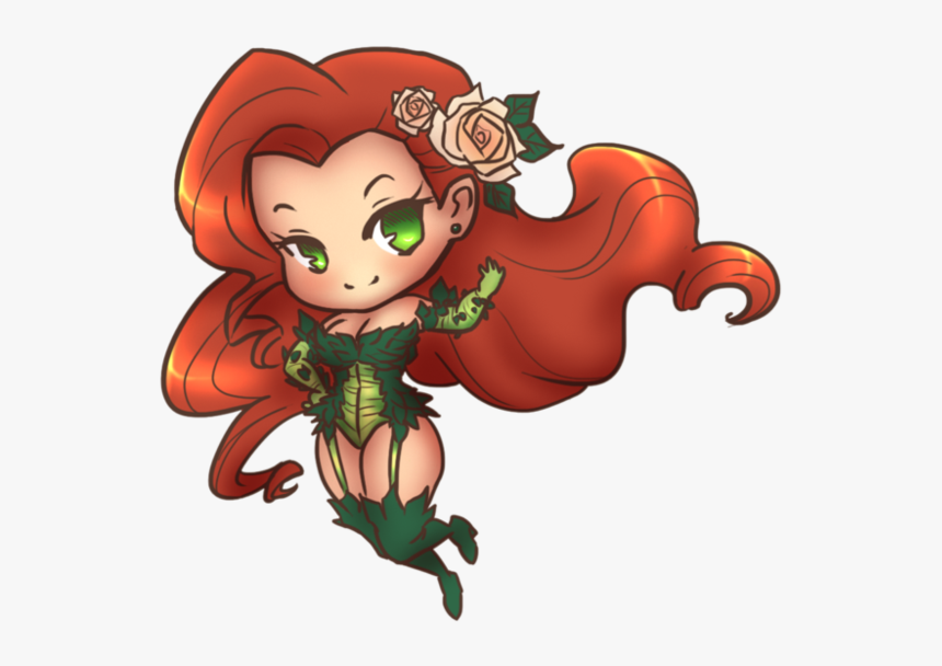 Chibi Ivy By Oh - Cute Poison Ivy Cartoon, HD Png Download, Free Download