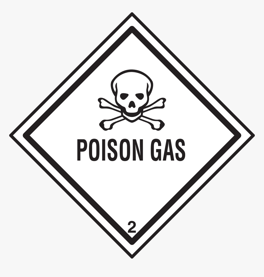 Warning, Poison, Danger, Information, Dangerous - Skull Vector, HD Png Down...