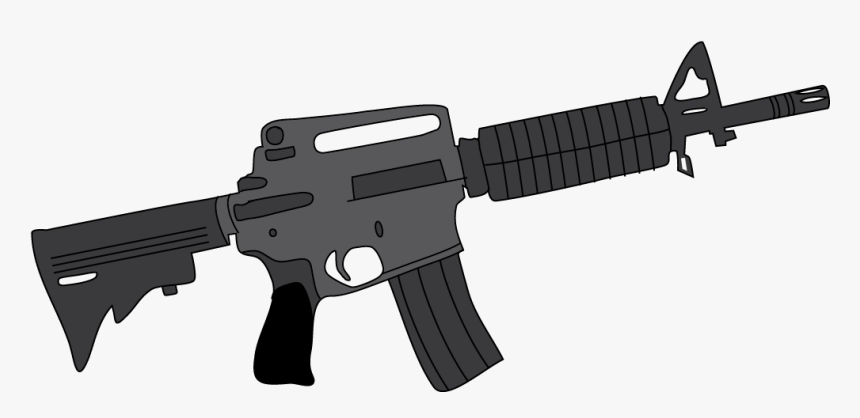 Transparent Right To Bear Arms Clipart - M4 Cartoon, HD Png Download, Free Download