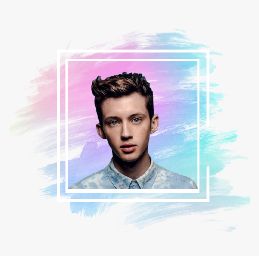 Troyesivan Troye Sivan Paint Frame - Halsey Melanie E Troye, HD Png Download, Free Download