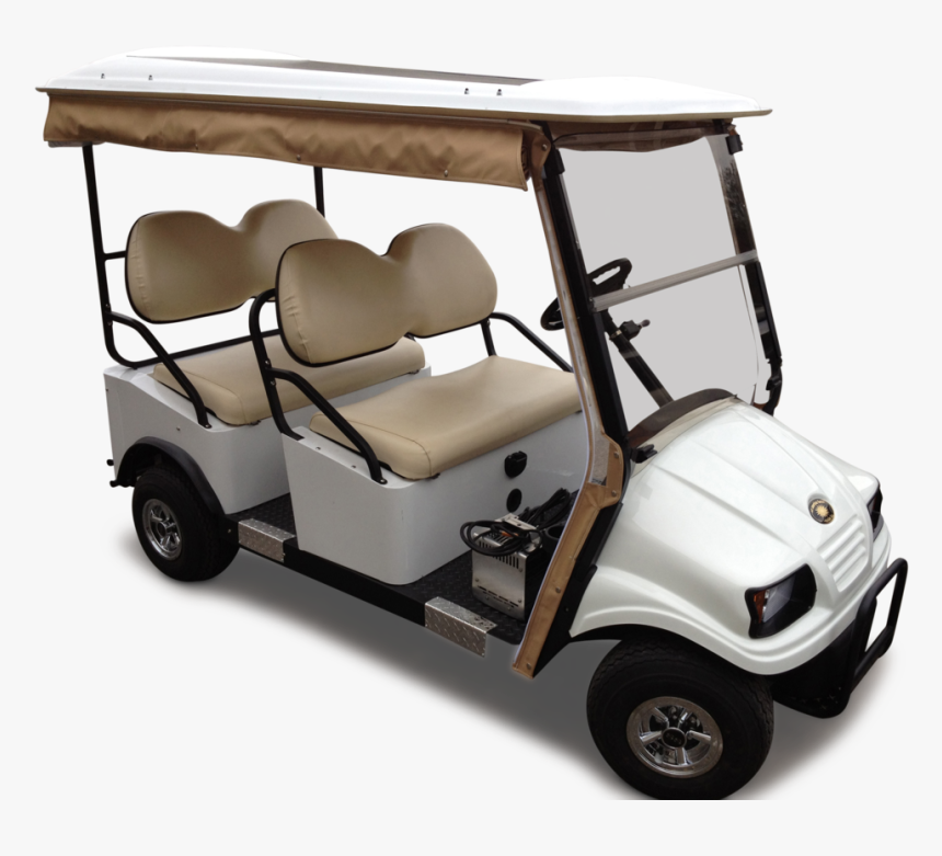 M4s White Front View - Golf Cart, HD Png Download, Free Download