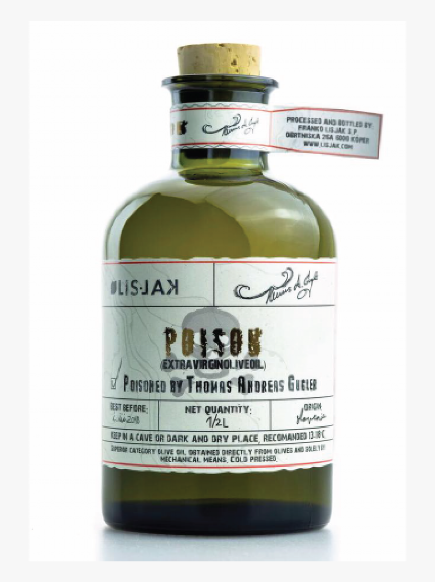 Oljčno Olje Poison 0,5 L - Poison Lisjak, HD Png Download, Free Download