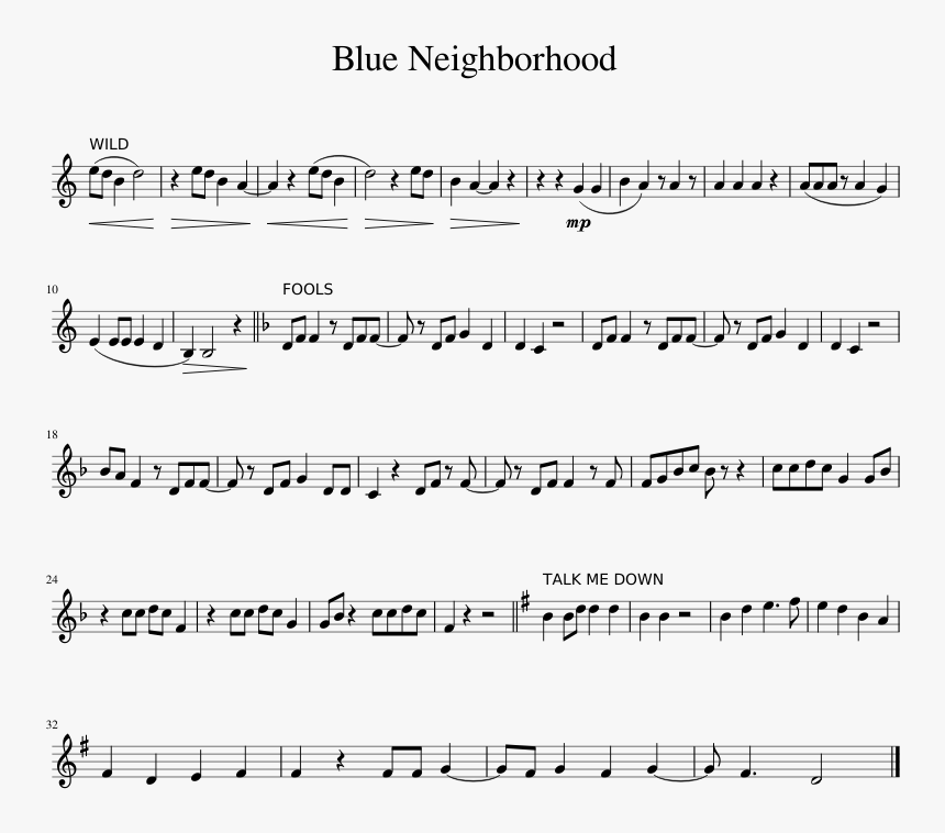 Havana Sheet Music Trumpet, HD Png Download, Free Download