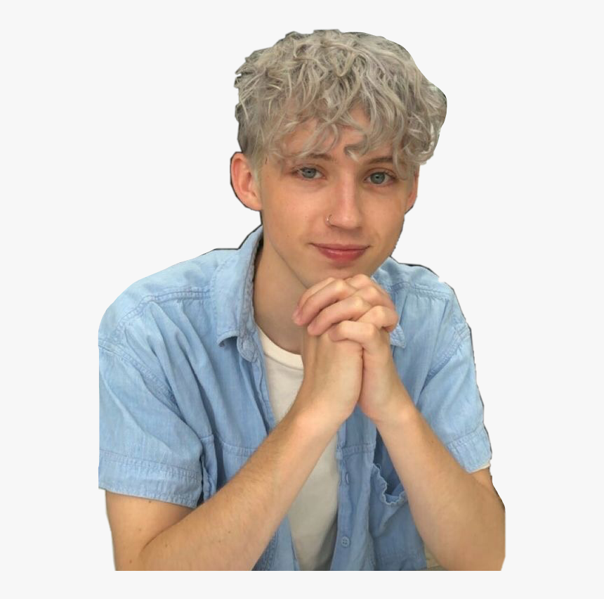 Popular And Trending Troye Sivan Stickers On Picsart - Blonde Troye Sivan, HD Png Download, Free Download