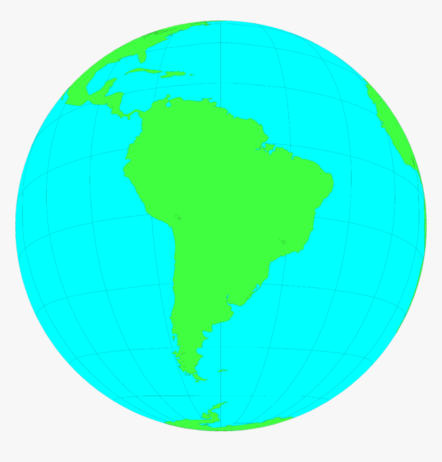 Transparent Atmosphere Clipart - Earth South America Clipart, HD Png Download, Free Download