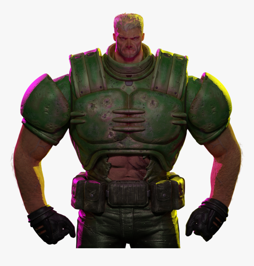 Arm - Comic Doom Guy Meme, HD Png Download, Free Download