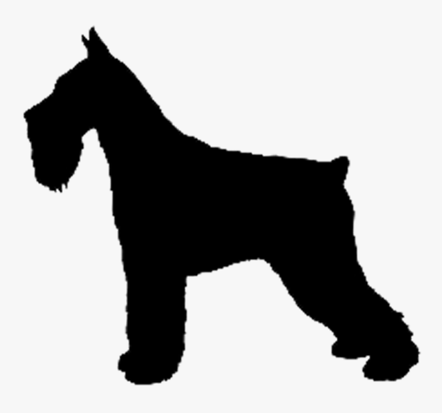 Luxury Real Estate Silhouette Of Mini Schnauzer - Free Clip Art Schnauzer Silhouette, HD Png Download, Free Download