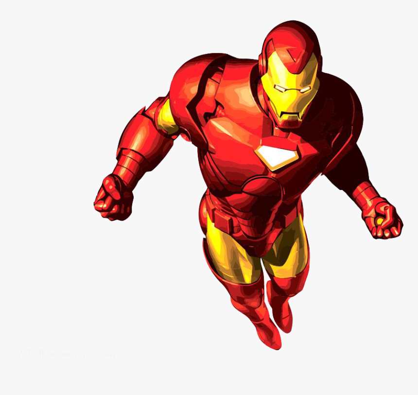 Superhero Iron Man Cartoon, HD Png Download, Free Download