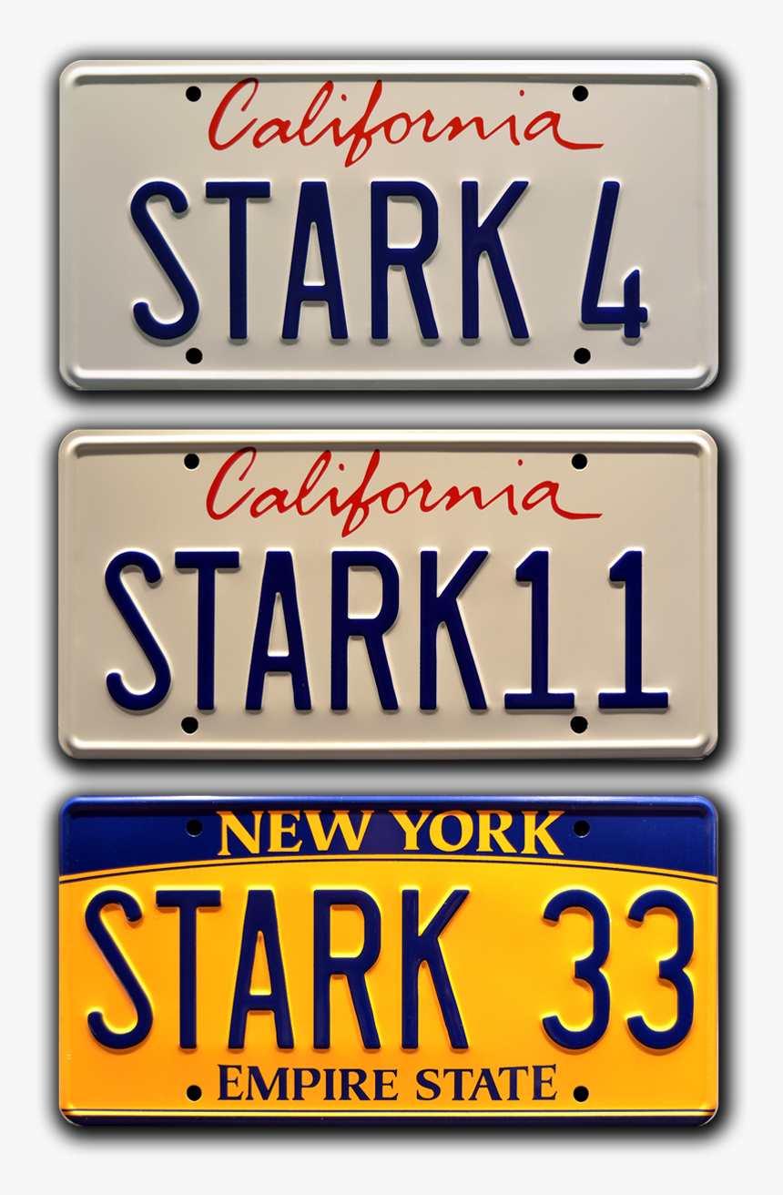 Iron Man Tony Stark License Plate, HD Png Download, Free Download