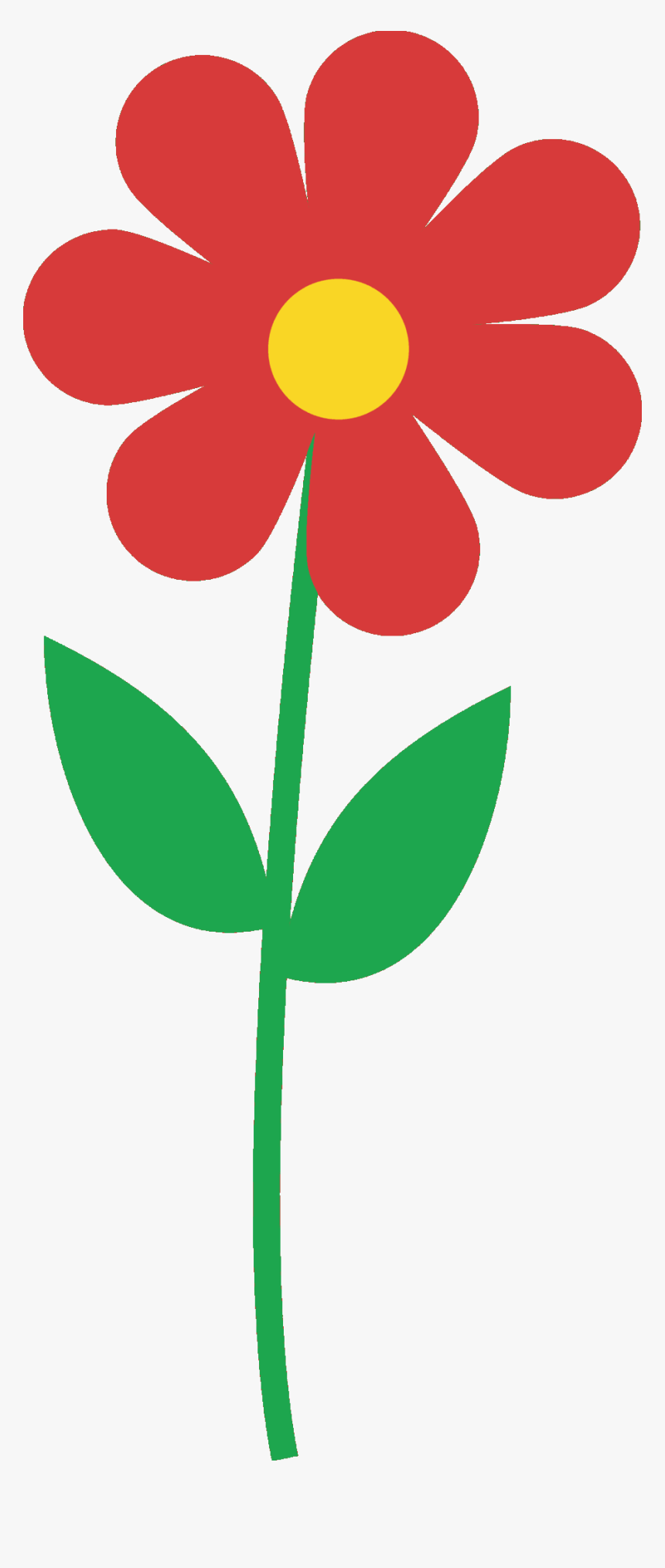 Clip Stem wildflower Single Flower Clipart HD Png Download Kindpng