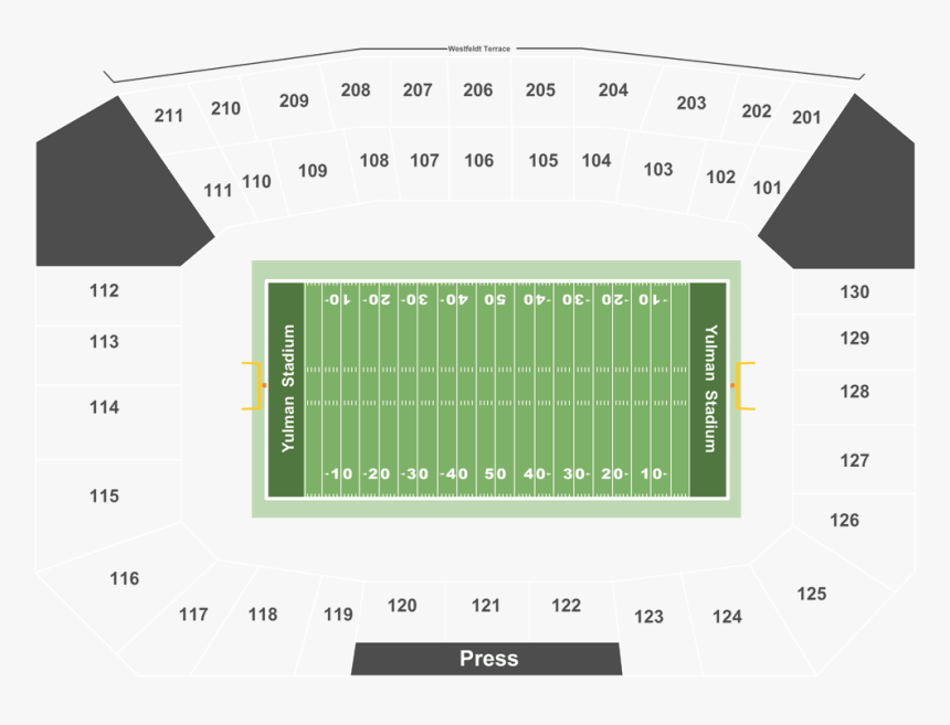 Houston Cougars Logo Png - Tim Hortons Field Seating, Transparent Png, Free Download