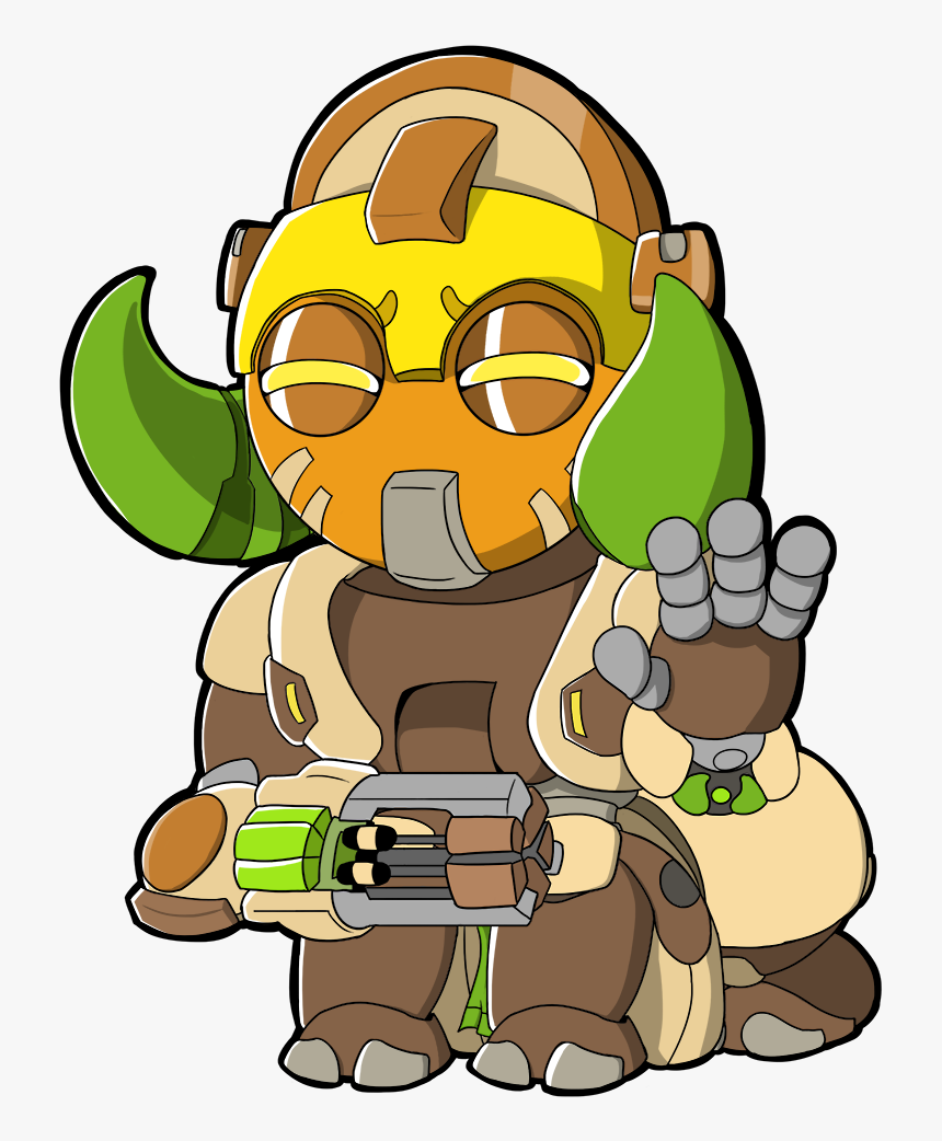 Orisa Transparent Chibi - Cartoon, HD Png Download, Free Download