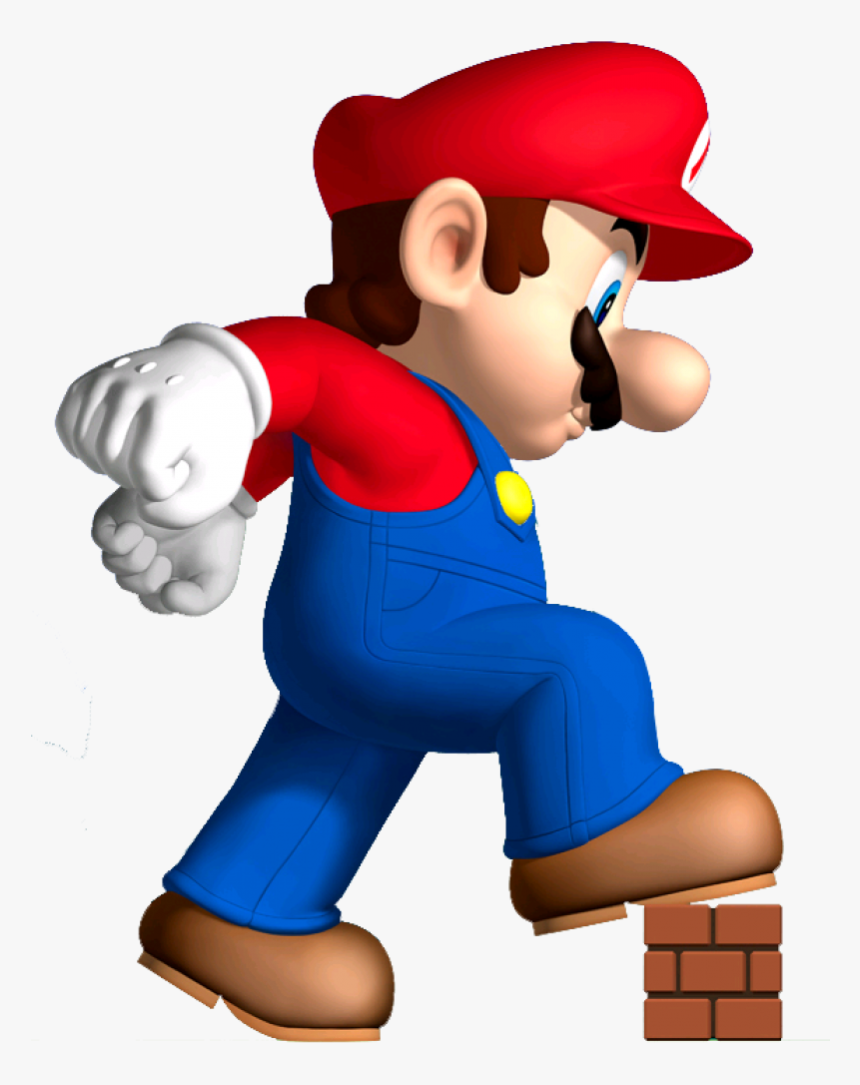 Mario Png - New Super Mario Bros Mega Mario, Transparent Png, Free Download