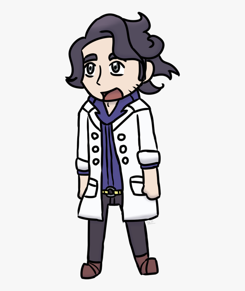 Professor Sycamore Chibi - Cartoon, HD Png Download, Free Download