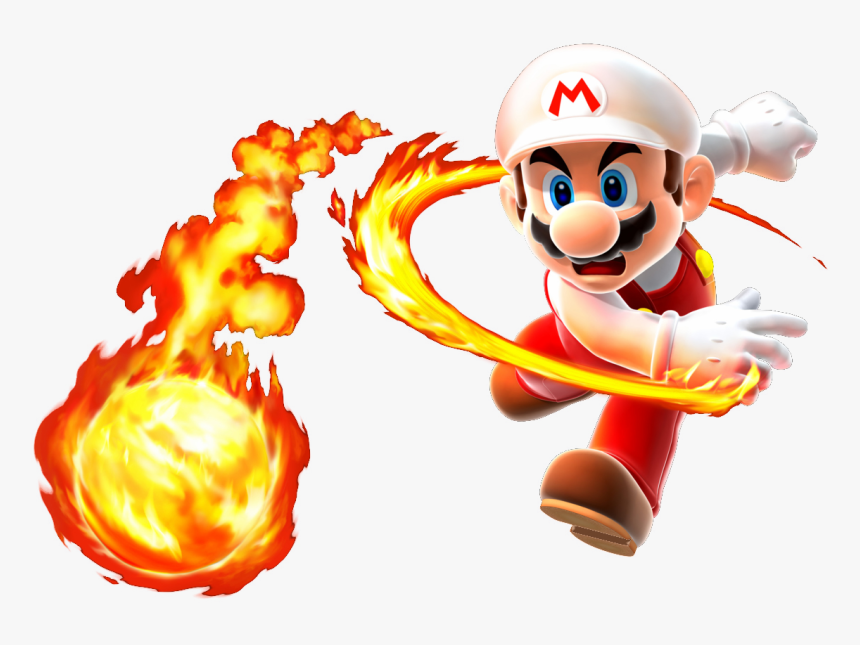 Fire Mario Flower Super, HD Png Download, Free Download