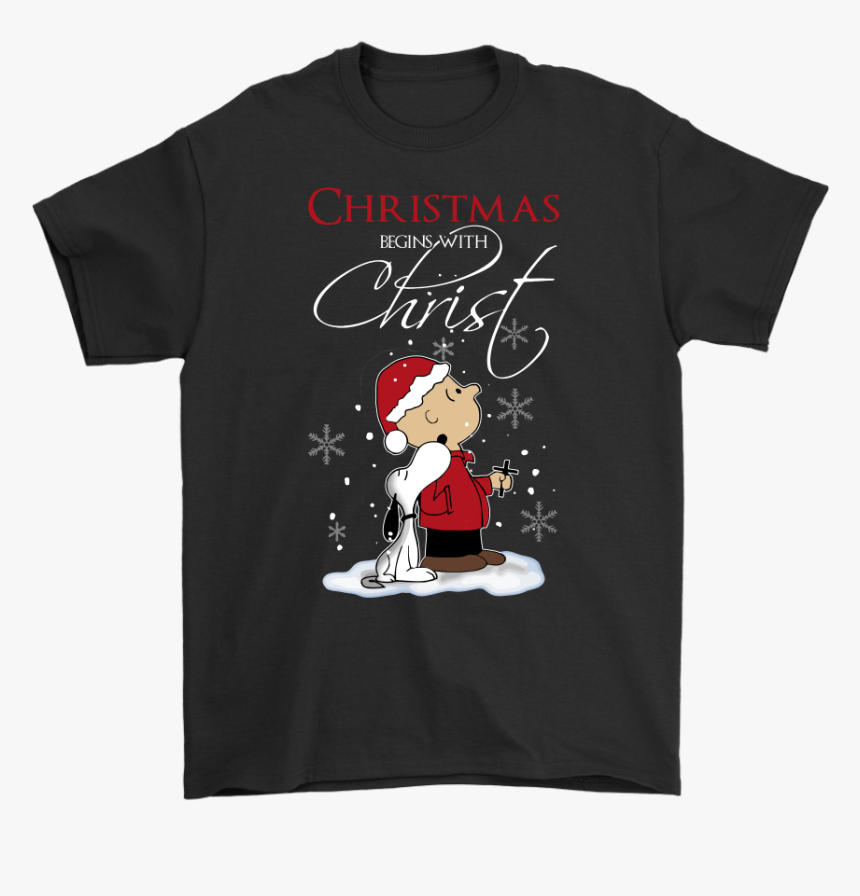 Christmas Begins With Christ Charlie Brown Snoopy Shirts - Mickey Mouse Fake Gucci Shirt, HD Png Download, Free Download